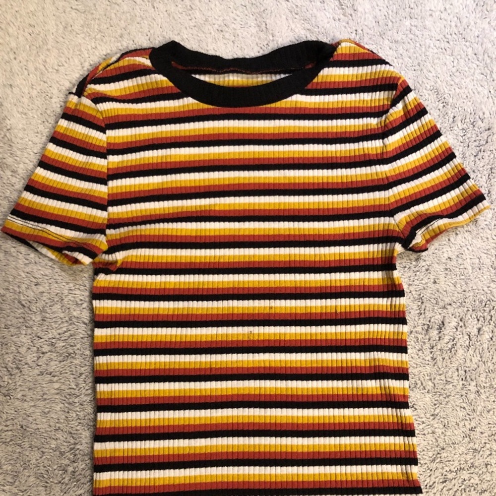 Striped tight tee shirt